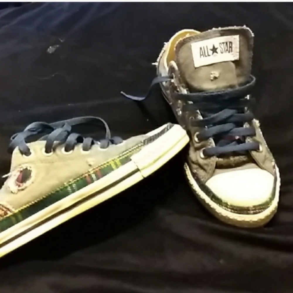 Rare patchwork converse sz 8